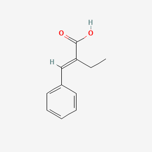 B1623704 (2E)-2-(phenylmethylidene)butanoic acid CAS No. 620-78-0
