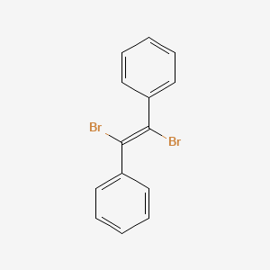 molecular formula C14H10Br2 B1623707 alpha,beta-Dibromostilbene CAS No. 20432-10-4