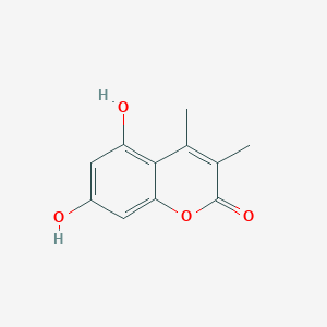 molecular formula C11H10O4 B1623716 5,7-dihydroxy-3,4-dimethyl-2H-chromen-2-one CAS No. 103986-39-6