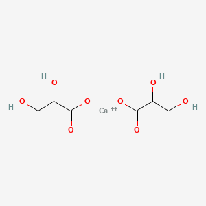 molecular formula C6H10CaO8 B1623725 Calcium 2,3-dihydroxypropionate CAS No. 84145-22-2