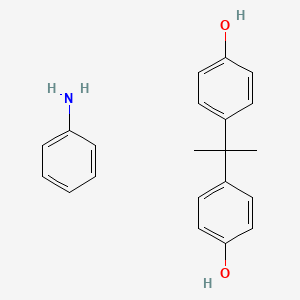 molecular formula C21H23NO2 B1623755 Formaldehyde, polymer with benzenamine, maleated, cyclized CAS No. 67784-74-1