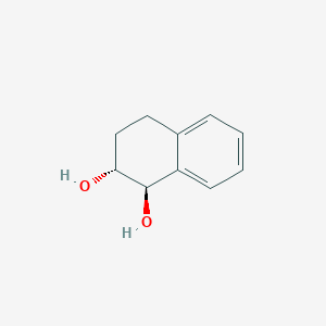 molecular formula C10H12O2 B1623762 (1R,2R)-1,2,3,4-tetrahydronaphthalene-1,2-diol CAS No. 57496-61-4