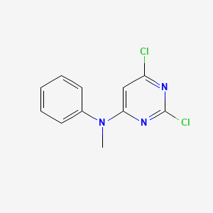 B1623764 2,6-dichloro-N-methyl-N-phenylpyrimidin-4-amine CAS No. 91064-29-8
