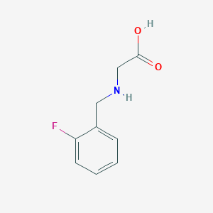 B1623765 2-[(2-fluorophenyl)methylamino]acetic Acid CAS No. 88720-49-4