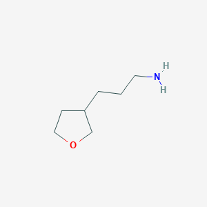 molecular formula C7H15NO B1623775 3-(四氢呋喃-3-基)丙-1-胺 CAS No. 684221-29-2