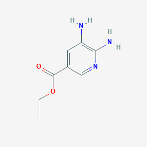 molecular formula C8H11N3O2 B1623802 Ethyl 5,6-diaminonicotinate CAS No. 219762-81-9