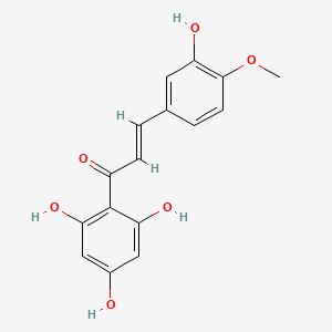 molecular formula C16H14O6 B1623804 2',4',6',3-Tetrahydroxy-4-methoxychalcone CAS No. 75679-30-0