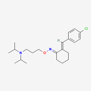 molecular formula C22H33ClN2O B1623808 Erocainide CAS No. 85750-38-5