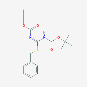 molecular formula C18H26N2O4S B1623811 2-Benzyl-1,3-bis(tert-butoxycarbonyl)-2-thiopseudourea CAS No. 302912-11-4