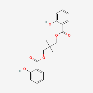molecular formula C19H20O6 B1623816 2,2-Dimethyl-1,3-propanediyl disalicylate CAS No. 69938-81-4