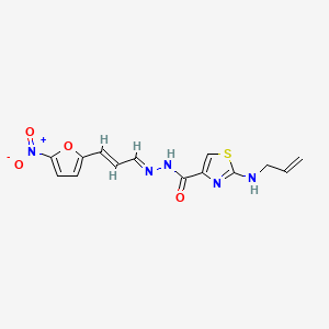 molecular formula C14H13N5O4S B1623823 Nifuralide CAS No. 54657-96-4