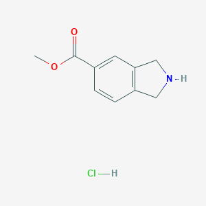 molecular formula C10H12ClNO2 B162384 Methyl isoindoline-5-carboxylate hydrochloride CAS No. 127168-93-8