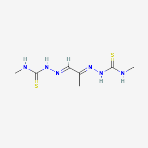 molecular formula C7H14N6S2 B1623841 Pyruvaldehyde bis(N4,N4-dimethylthiosemicarbazone) CAS No. 673-68-7