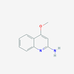 molecular formula C10H10N2O B1623848 4-Methoxyquinolin-2-amine CAS No. 42712-65-2