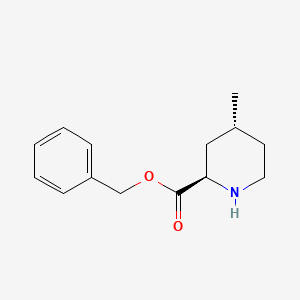 B1623852 Benzyl (+/-)-trans-4-methyl-piperidine-2-carboxylate CAS No. 339183-94-7