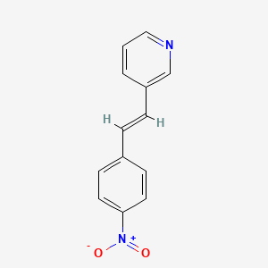 B1623868 Pyridine, trans-3-(2-(4-nitrophenyl)ethenyl)- CAS No. 5847-74-5