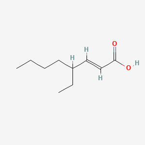 molecular formula C10H18O2 B1623874 4-Ethyl-2-octenoic acid CAS No. 60308-76-1