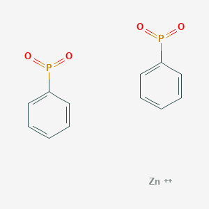 molecular formula C12H10O4P2Zn+2 B1623879 Phosphinic acid, phenyl-, zinc salt CAS No. 25070-22-8