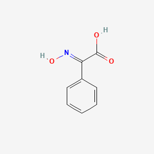 molecular formula C8H7NO3 B1623882 E-Hydroxyimino-phenylacetic acid CAS No. 704-18-7