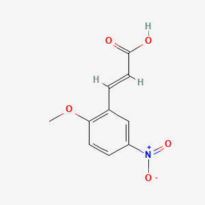 molecular formula C10H9NO5 B1623887 2-Methoxy-5-nitrocinnamic acid CAS No. 69447-75-2