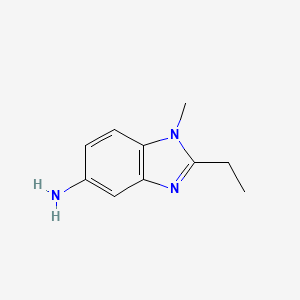 molecular formula C10H13N3 B1623912 2-Ethyl-1-methyl-1H-benzoimidazol-5-ylamine CAS No. 323584-32-3