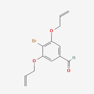 molecular formula C13H13BrO3 B1623915 3,5-Bis-(allyloxy)-4-bromobenzaldehyde CAS No. 355121-52-7
