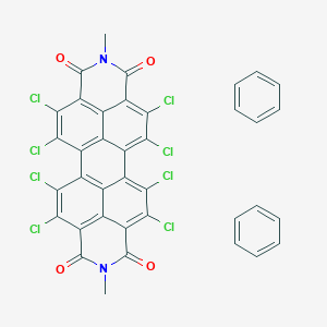 B162392 Benzene-1,2,5,6,7,8,11,12-octachloro-N, N'-dimethylperylene-3,4-9,10-bis(dicarboximide) CAS No. 128044-85-9
