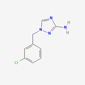 molecular formula C9H9ClN4 B1623921 1-(3-chlorobenzyl)-1H-1,2,4-triazol-3-amine CAS No. 832739-72-7