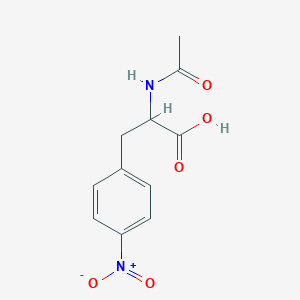 molecular formula C11H12N2O5 B1623925 N-acetyl-4-nitrophenylalanine CAS No. 62561-97-1