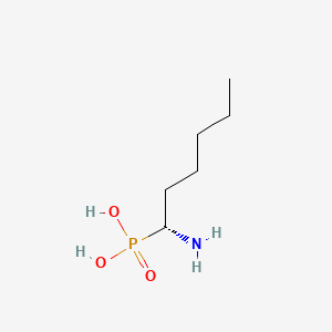 molecular formula C6H16NO3P B1623932 (1R)-(-)-(1-Aminohexyl)phosphonic acid CAS No. 308103-42-6