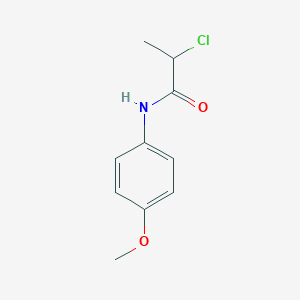 molecular formula C10H12ClNO2 B1623936 2-chloro-N-(4-methoxyphenyl)propanamide CAS No. 21262-10-2