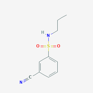 molecular formula C10H12N2O2S B1623951 3-cyano-N-propylbenzenesulfonamide CAS No. 56542-63-3