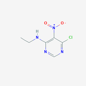 molecular formula C6H7ClN4O2 B1623956 6-chloro-N-ethyl-5-nitropyrimidin-4-amine CAS No. 25710-24-1