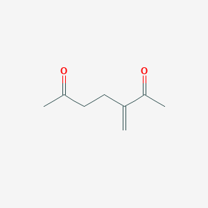 molecular formula C8H12O2 B1623963 3-Methylene-2,6-heptanedione CAS No. 22289-05-0