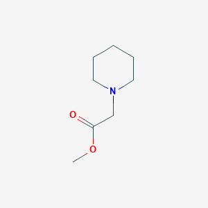 molecular formula C8H15NO2 B1623967 Piperidin-1-yl-acetic acid, methyl ester CAS No. 58583-90-7