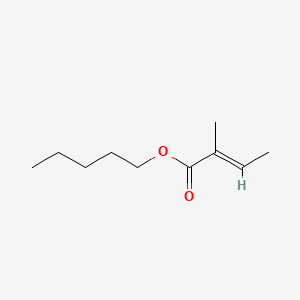 molecular formula C10H18O2 B1623971 戊基-2-甲基巴豆酸酯 CAS No. 7785-65-1