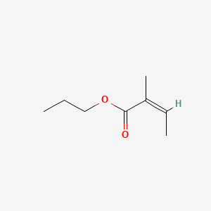 B1623975 Propyl 2-methylisocrotonate CAS No. 53082-57-8