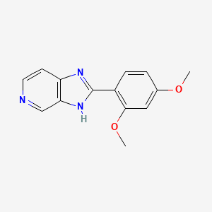 molecular formula C14H13N3O2 B1623994 2-(2,4-dimethoxyphenyl)-3H-imidazo[4,5-c]pyridine CAS No. 87359-11-3