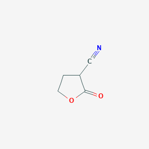 molecular formula C5H5NO2 B1624010 Tetrahydro-2-oxo-3-furancarbonitrile CAS No. 27512-26-1