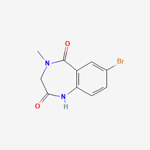 molecular formula C10H9BrN2O2 B1624018 7-Bromo-4-methyl-3,4-dihydro-1H-benzo[E][1,4]diazepine-2,5-dione CAS No. 78756-36-2