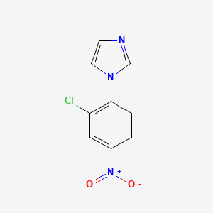 molecular formula C9H6ClN3O2 B1624020 1-(2-氯-4-硝基苯基)-1H-咪唑 CAS No. 862776-43-0