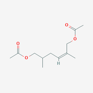 molecular formula C12H20O4 B1624028 [(Z)-6-乙酰氧基-2,5-二甲基己-4-烯基] 乙酸酯 CAS No. 71172-53-7