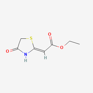 molecular formula C7H9NO3S B1624034 乙酸(4-氧代-2-噻唑烷基亚)酯 CAS No. 24146-36-9