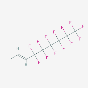 molecular formula C9H5F13 B1624041 (E)-4,4,5,5,6,6,7,7,8,8,9,9,9-十三氟壬-2-烯 CAS No. 80793-20-0