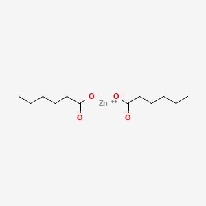molecular formula C12H22O4Zn B1624060 Zinc caproate CAS No. 20779-08-2