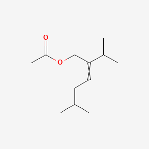 molecular formula C12H22O2 B1624063 (5-Methyl-2-propan-2-ylhex-2-enyl) acetate CAS No. 40853-56-3