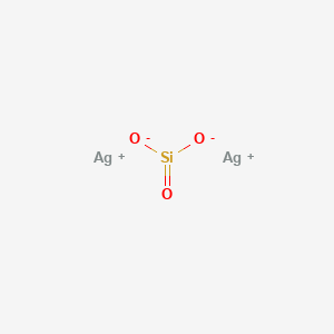molecular formula Ag2O3Si B1624068 Silicic acid, silver salt CAS No. 42613-24-1