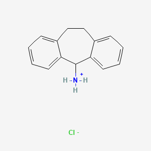 molecular formula C15H16ClN B1624071 10,11-Dihydro-5H-dibenzo[a,d]cyclohepten-5-ylammonium chloride CAS No. 53478-90-3
