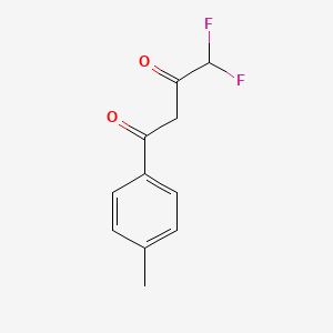 B1624089 4,4-Difluoro-1-(4-methylphenyl)butane-1,3-dione CAS No. 165328-11-0