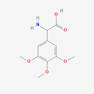 B1624095 2-amino-2-(3,4,5-trimethoxyphenyl)acetic Acid CAS No. 86053-97-6